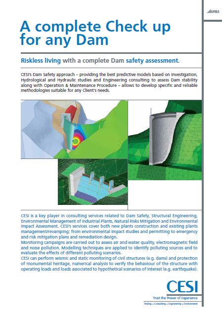 A complete Check up for any Dam