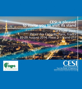 Visit CESI booth in CIGRE 2014!