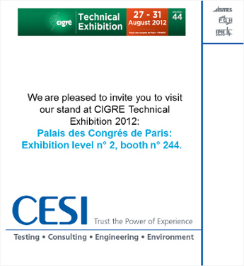CESI @ Cigré 2012