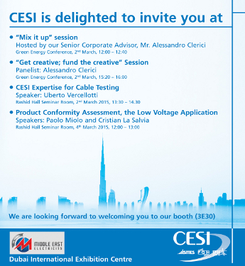 CESI’s strong presence at MEE 2015