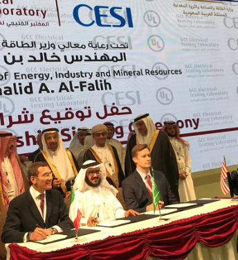 CESI SIGNS FOR A NEW LAB IN KSA