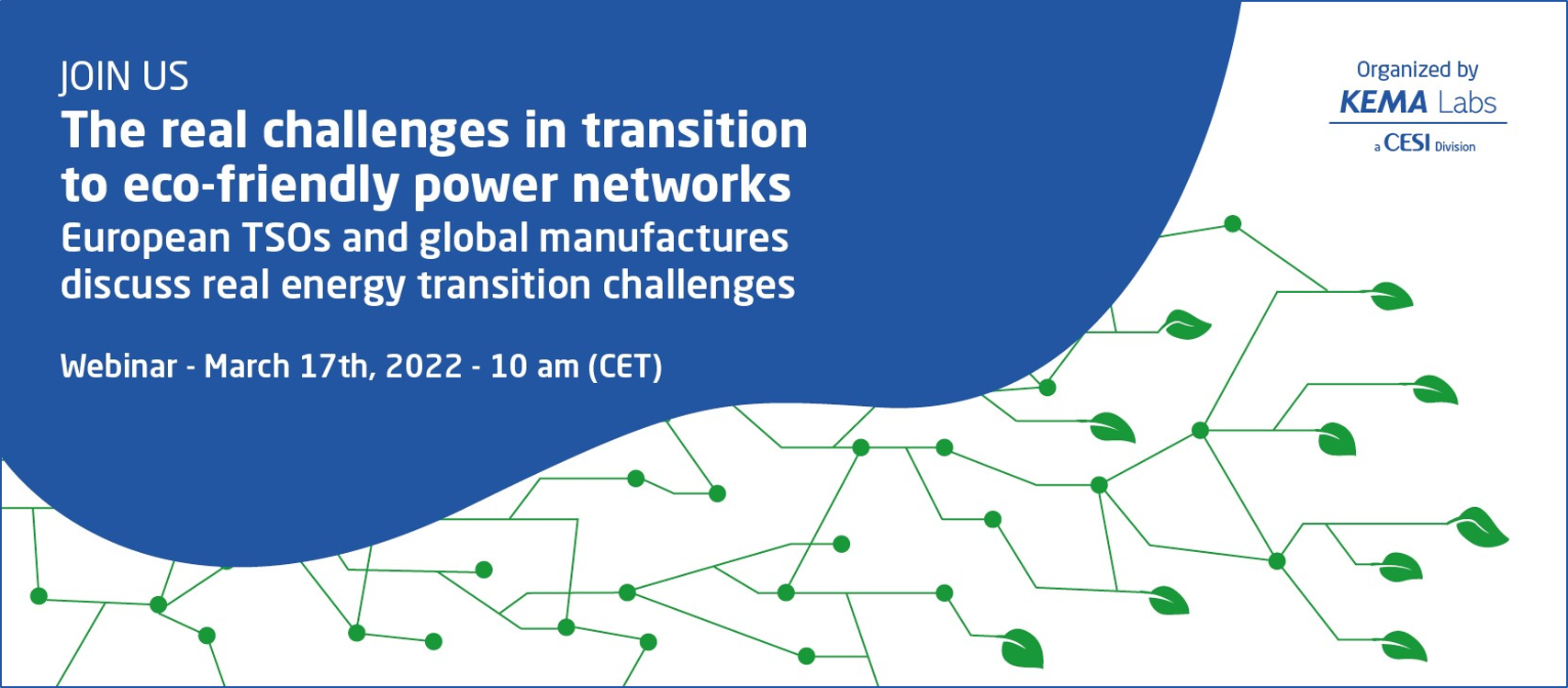 Eco-friendly power networks: the new KEMA Labs webinar