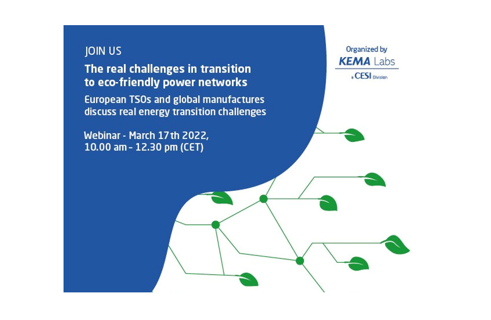 KEMA Labs webinar: The real challenges in transition to eco-friendly power networks
