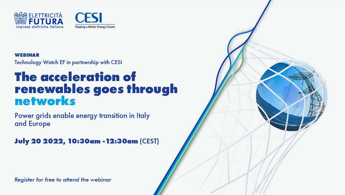 The role of power grids in the energy transition: a new CESI and EF webinar