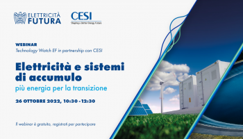 Elettricità e sistemi di accumulo, più energia per la transizione